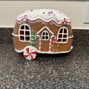 Gingerbread Light Up Camper